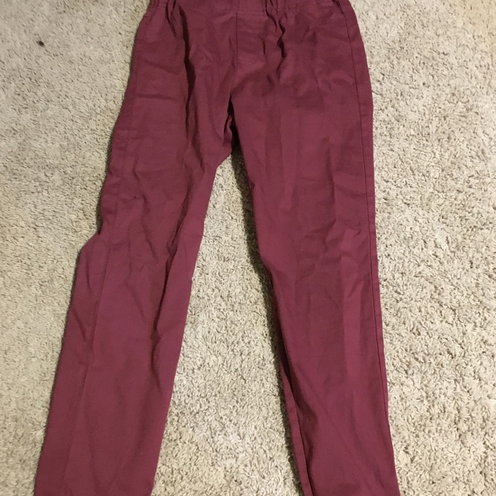 Wine colored leggings